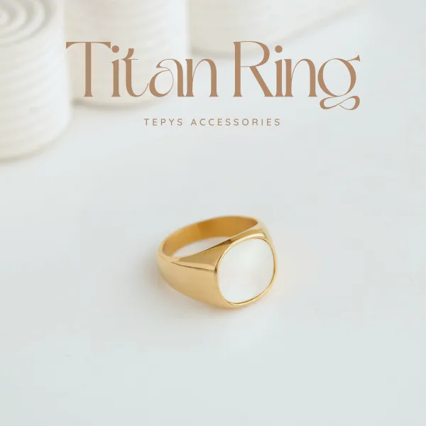 Nhẫn Bytper Titan Gold