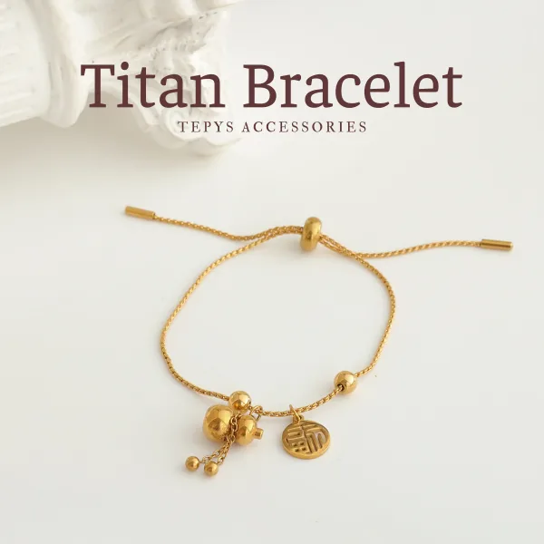 Lắc Tay Titan Hồ Lô Rút Miny Gold