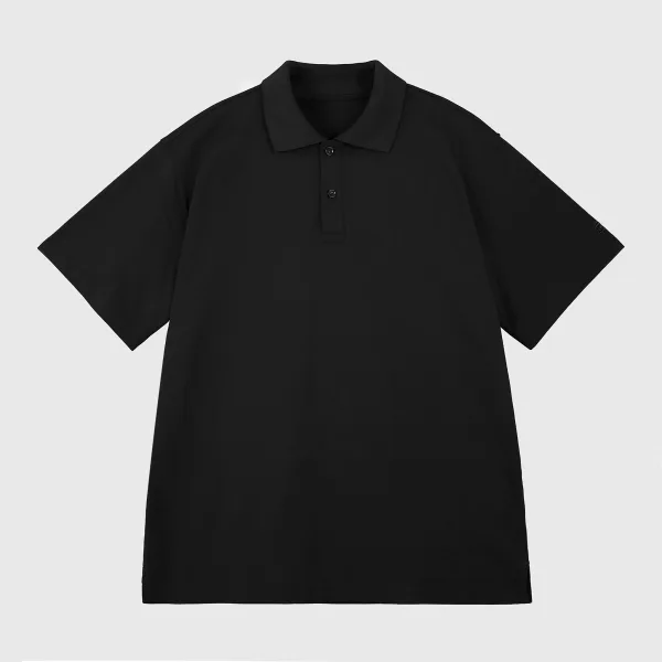 Polo Oversize fit | Black