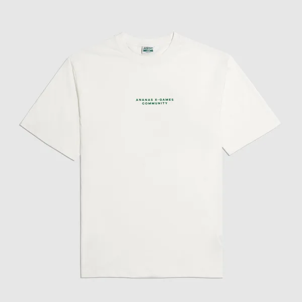 Merchandise Tee - AXGC Logo Badge - Snow White