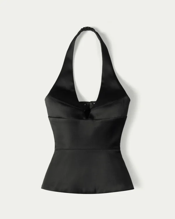 Obliged Halterneck Corset Top