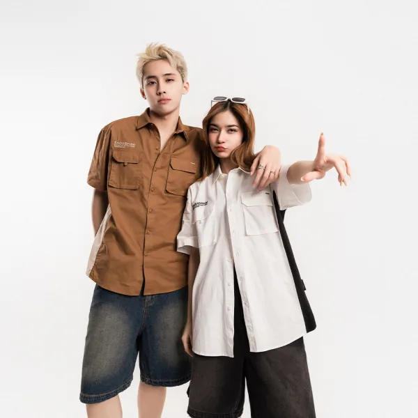 ÁO SƠ MI NAM - TOTODAY - ENOUGHISM AW 23/24 - POCKET DUO