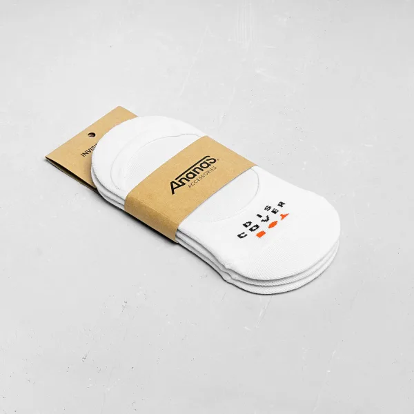 Invisible Socks Pack - DiscoverYou - White