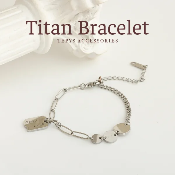 Lắc Tay Titan Goodluck Silver