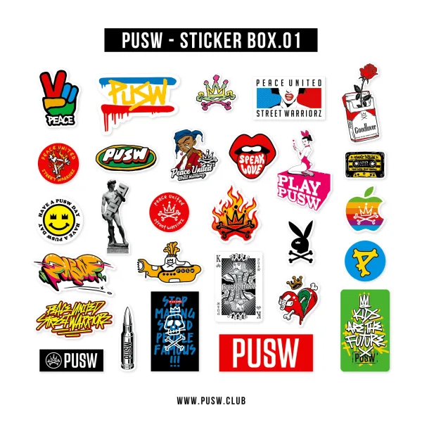 PUSW STICKER BOX