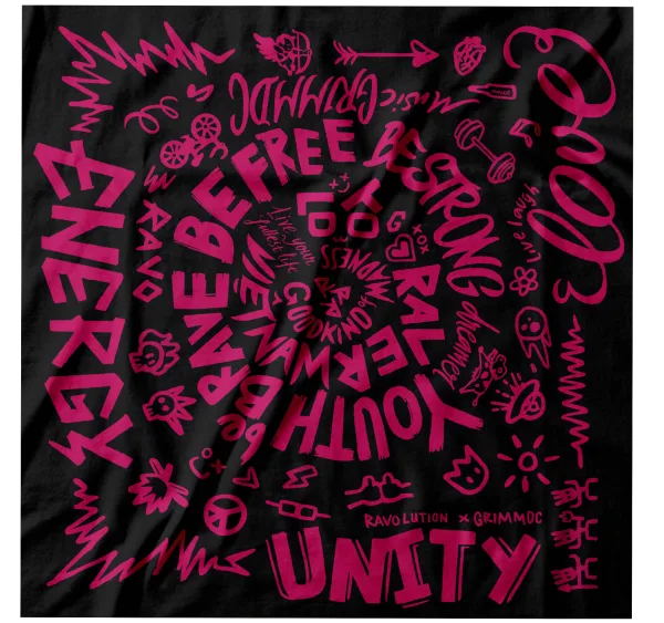 Khăn lụa cao cấp UNITY // ĐỘC THÂN // Ravo x Grimm DC 60x60cm