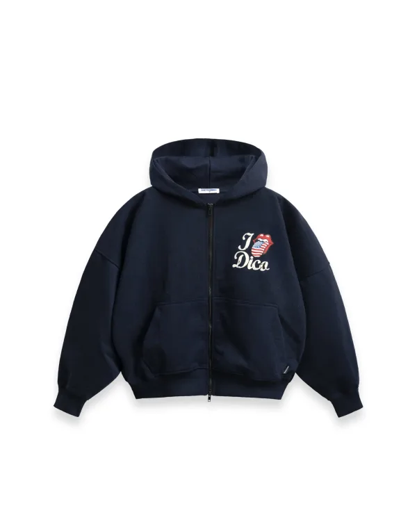 Áo khoác Hoodie Zip Up DCxRS US Tongue