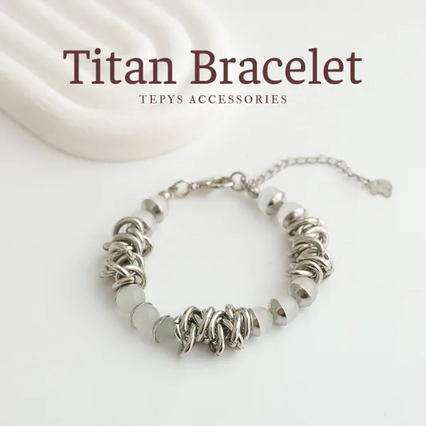 Lắc Tay Titan Holly Silver
