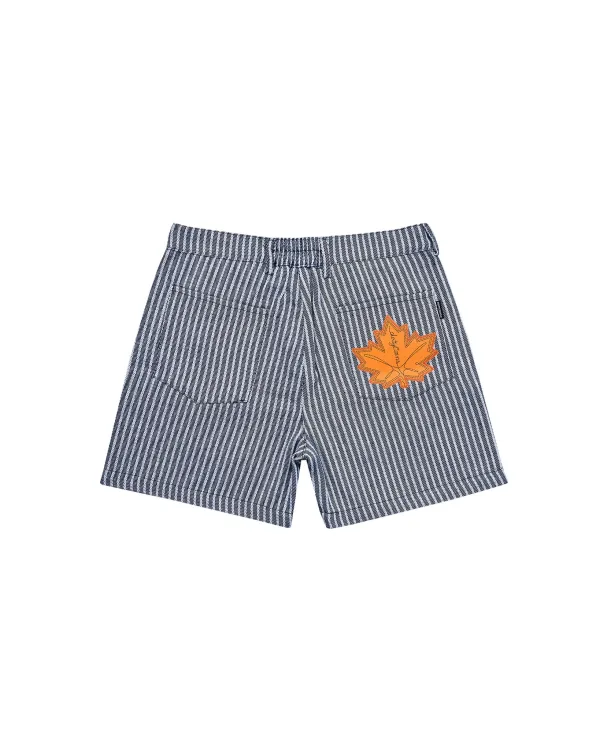 Quần Ngắn Striped Maple Leaf