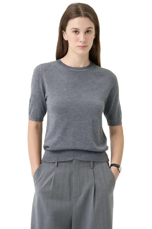 CREW TOP - GREY
