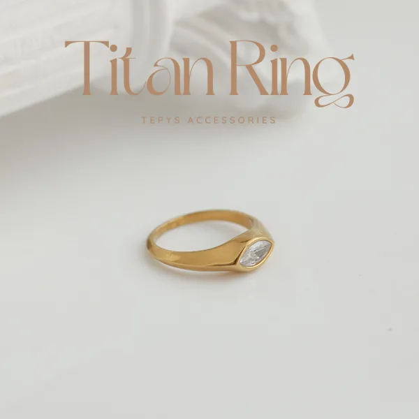 Nhẫn Titan Anna Gold