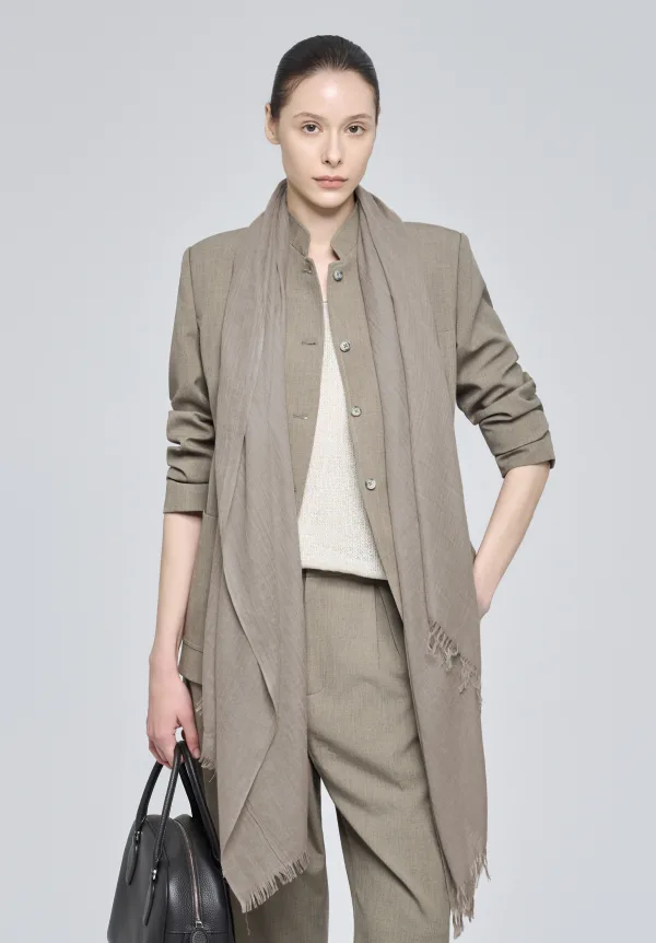 THENA SCARF - TAUPE