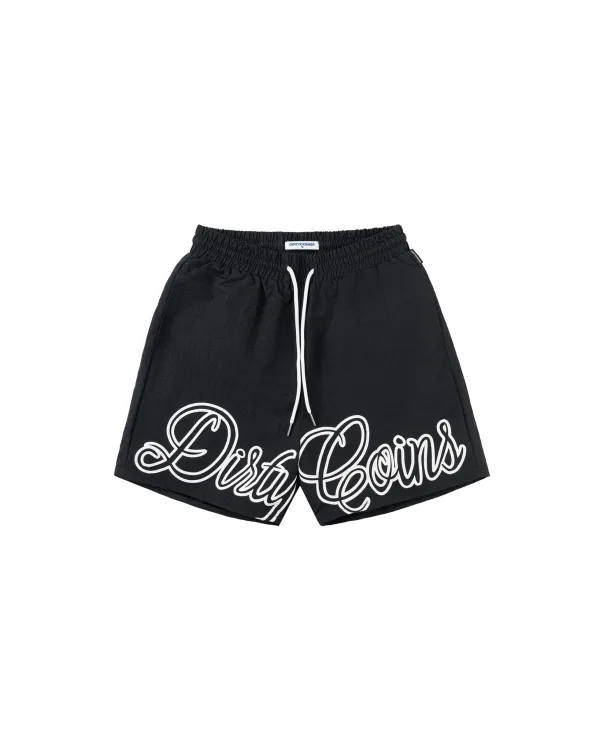 Quần Ngắn Nylon Shorts Script Logo