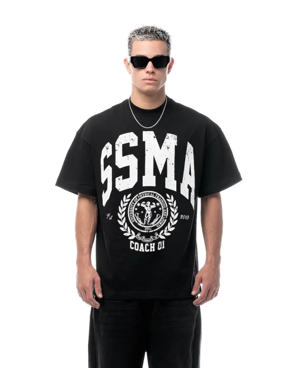 SSMA PT UNIVERSITY T-SHIRT - BLACK