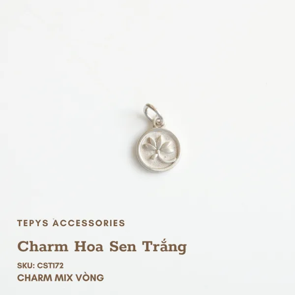 Charm Hoa Sen Trắng