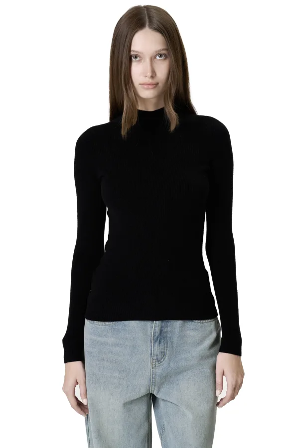 MONSE TOP - BLACK