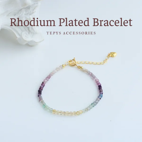 Lắc Tay Xi Mạ Stone Color