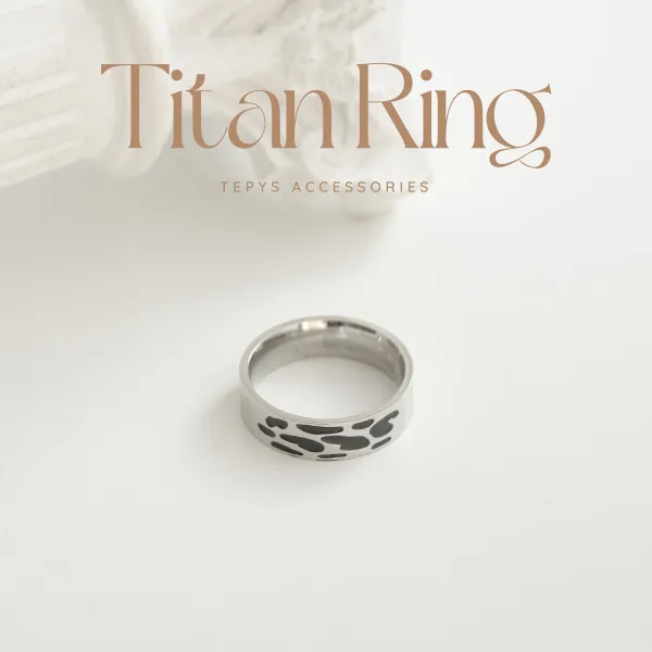 Nhẫn Black Panther Titan Silver