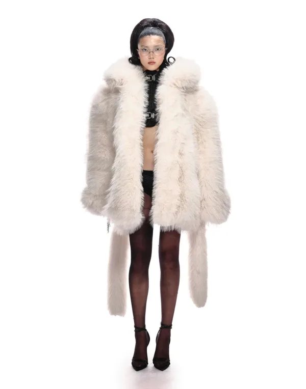 SNOW OVERSIZE FAUX FUR JACKET