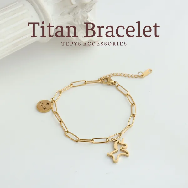 Lắc Tay Unicorn Titan Gold