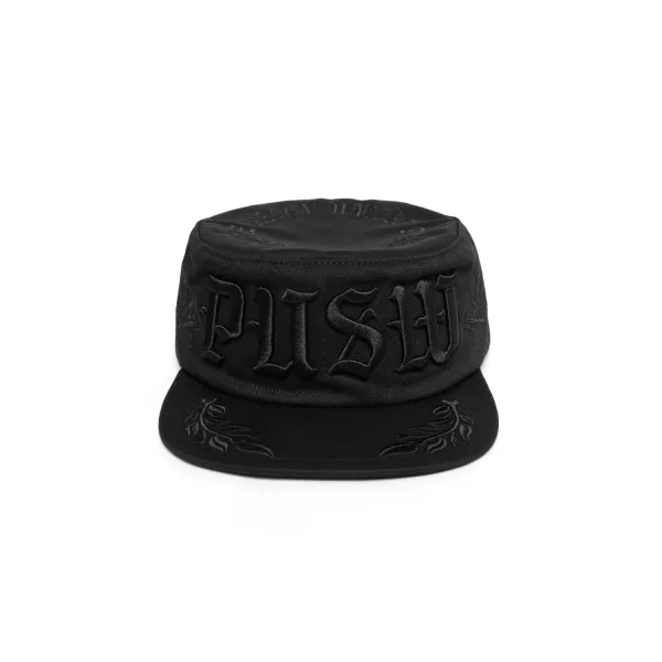 Black Crown Pillbox