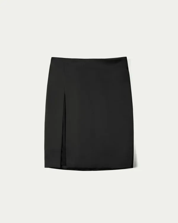 Tundra Satin Midi Skirt