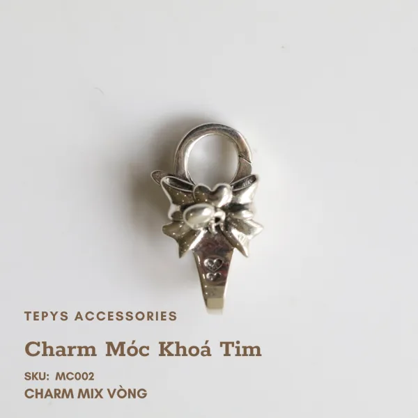 Charm Móc Khoá Tim