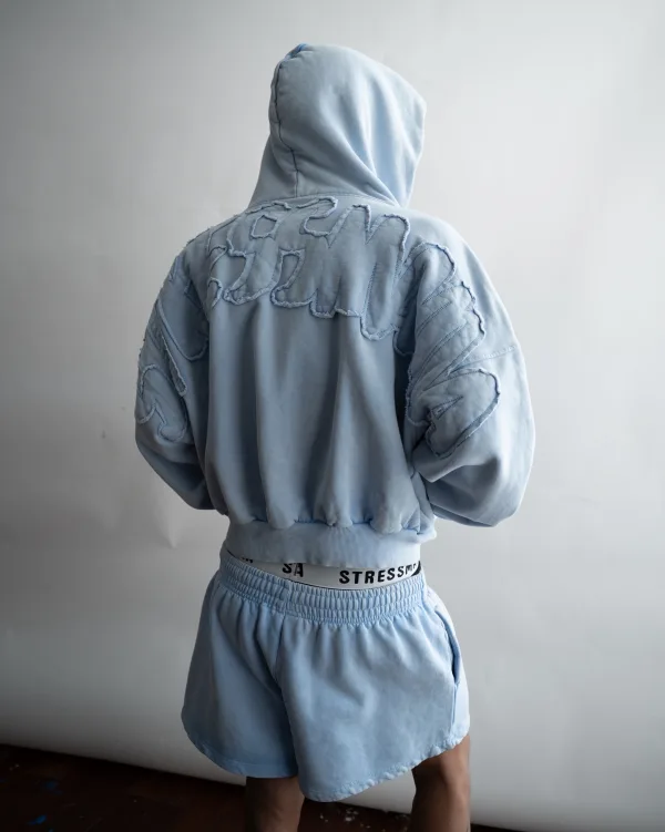 SUMMER26 SSMA LOGO ZIP HOODIE - BLUE