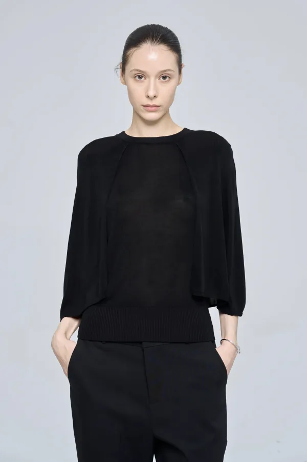 CAPE TOP - BLACK