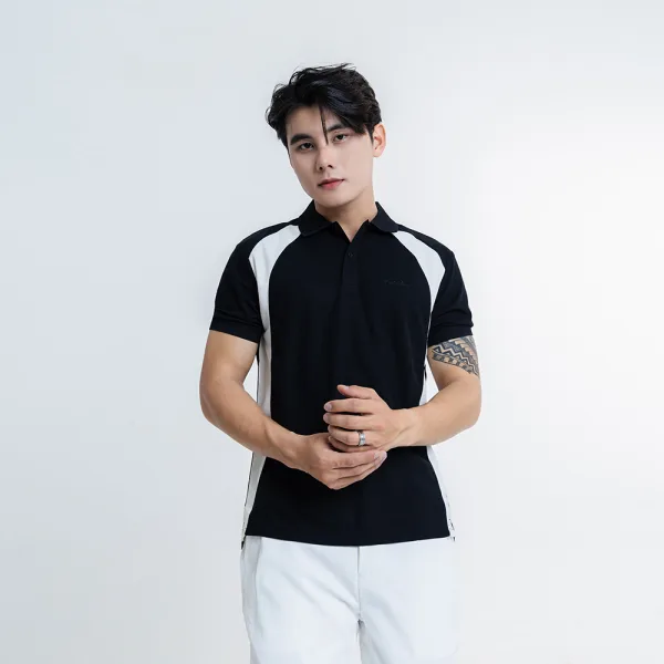 ÁO POLO NAM - TOTODAY - COLOUR BLOCKED KNITTED