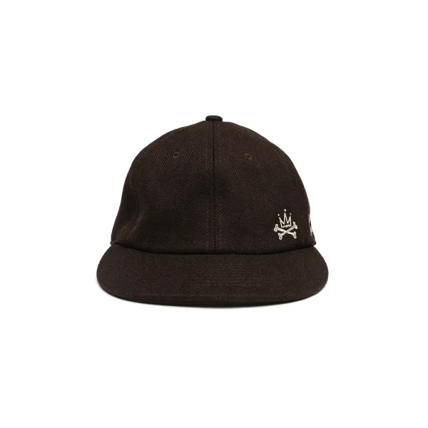 Brown Herringbone Cap
