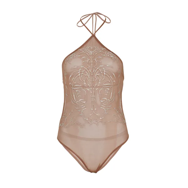 DIAMOND BODYSUIT (NUDE)