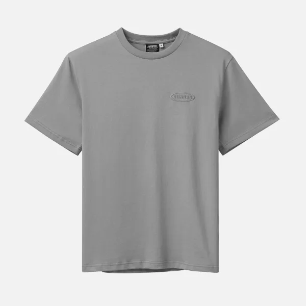 Basic Tee - Ananas Oval Symbol - Frost Gray