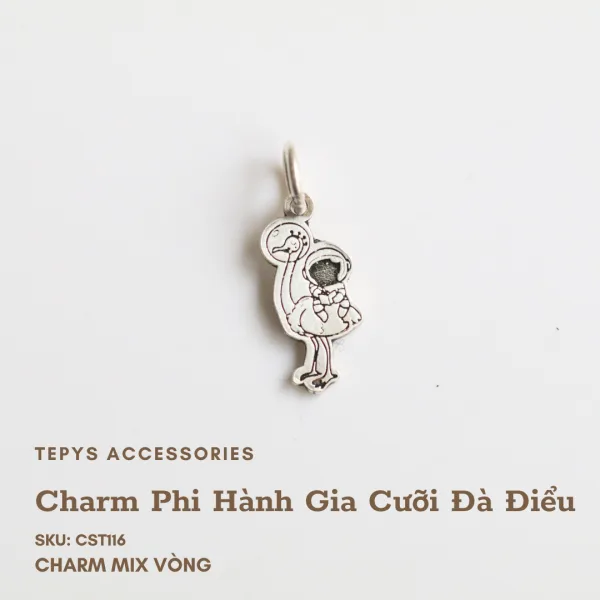 Charm Phi Hành Gia Cưỡi Đà Điểu