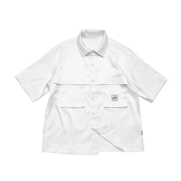 White Satin Shirt