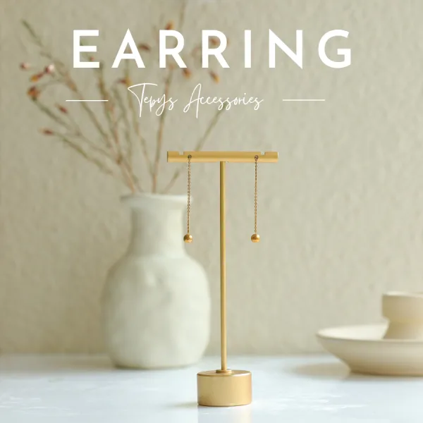 Long Round Earring