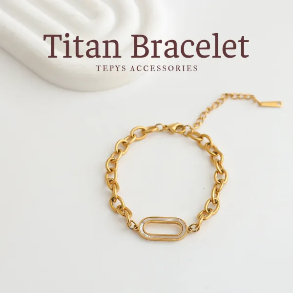Lắc Tay Titan Litteres Gold