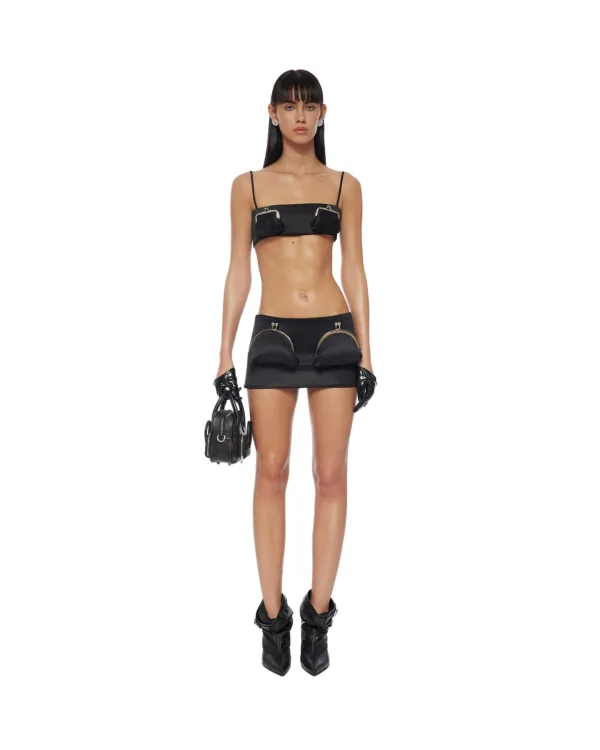Pelican Kisslock Mini Skirt