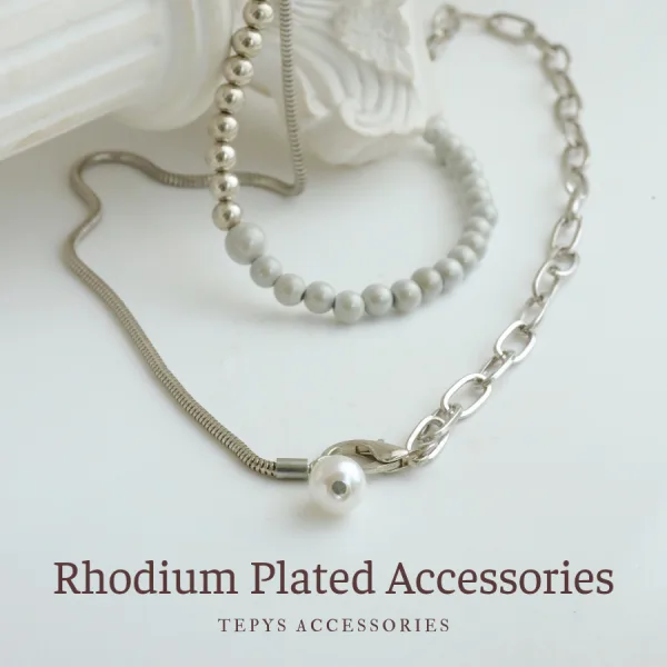 Choker Ngọc Trai Heart Silver