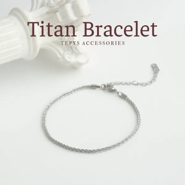 Lắc Chân Sonohun Titan Silver