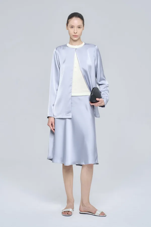 FLAVIE SKIRT - TRIDENT GREY