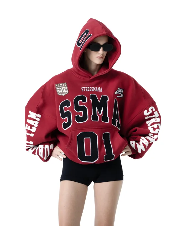SSMA RACING HOODIE - RED