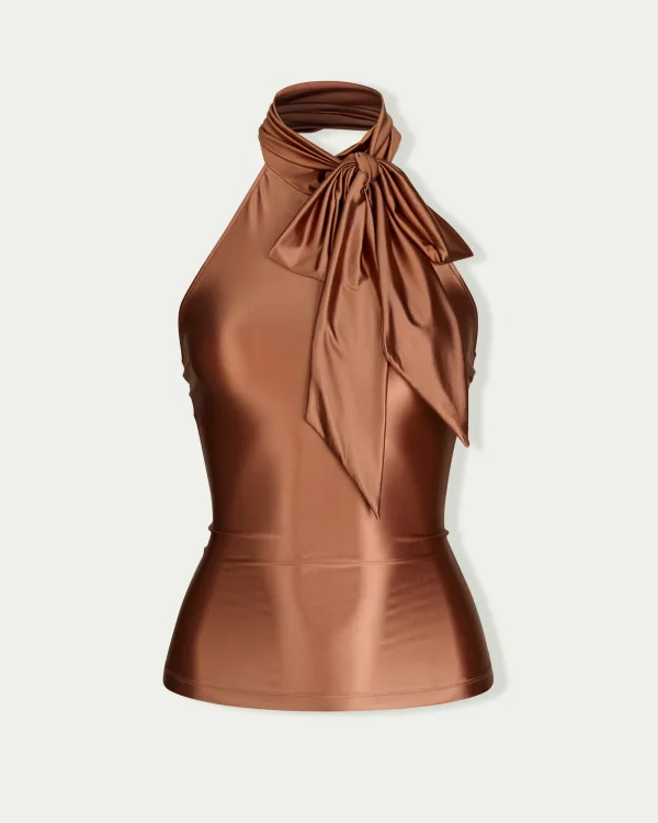 Portrait Scarf Top