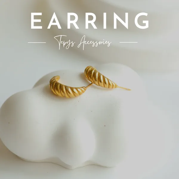 Shrimp Snack Earring