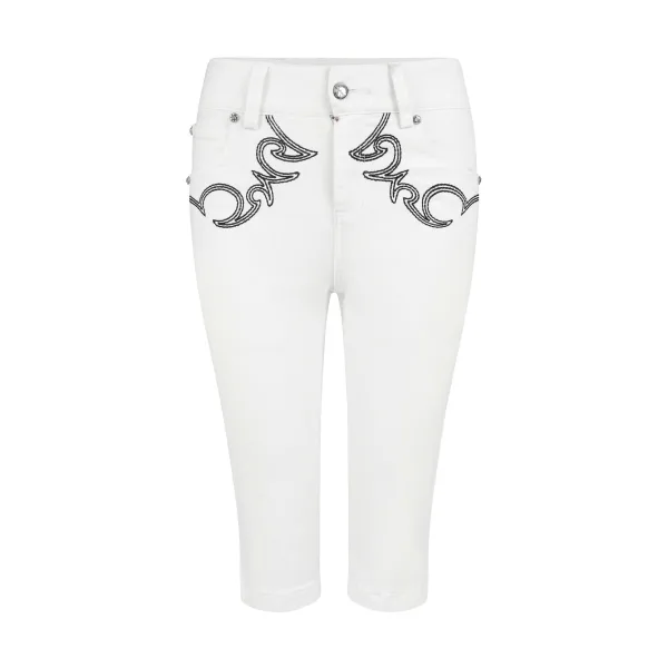 Easy White Capri Pants
