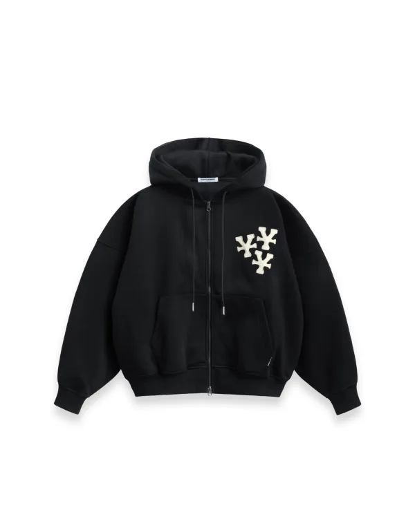 Áo khoác Hoodie "Y" Patches Relaxed