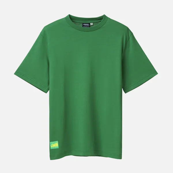Basic Tee - Branding Label - Medium Green