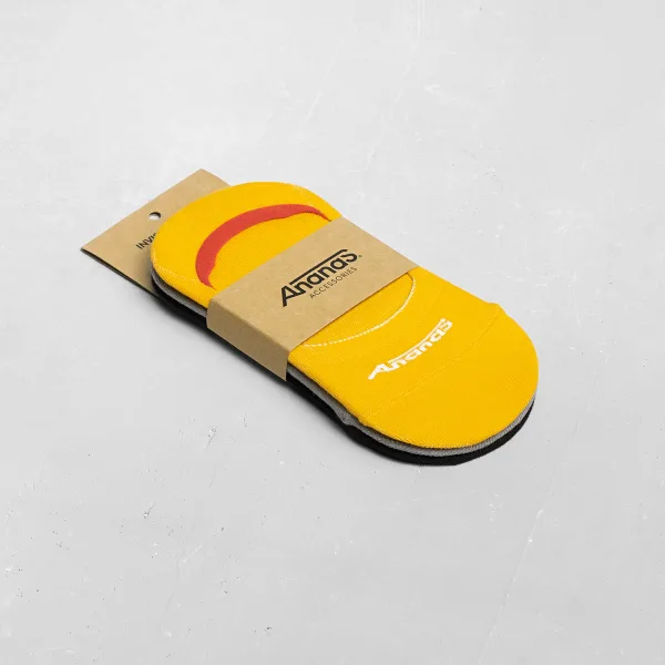 Invisible Socks Pack - Ananas Typo - 3 Colors
