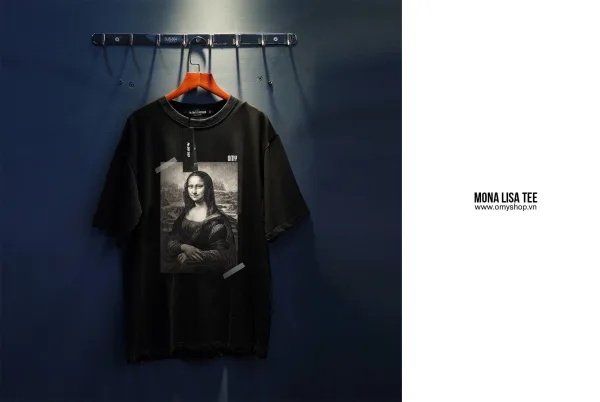 Áo Thun Myo In Mona Monalisa