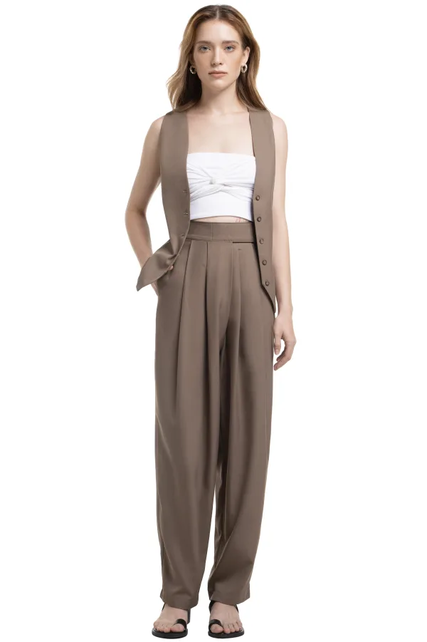 PAULO TROUSER - TAUPE